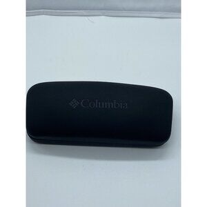 Columbia Sunglass / Eyeglass Case Large Black Hard Clamshell